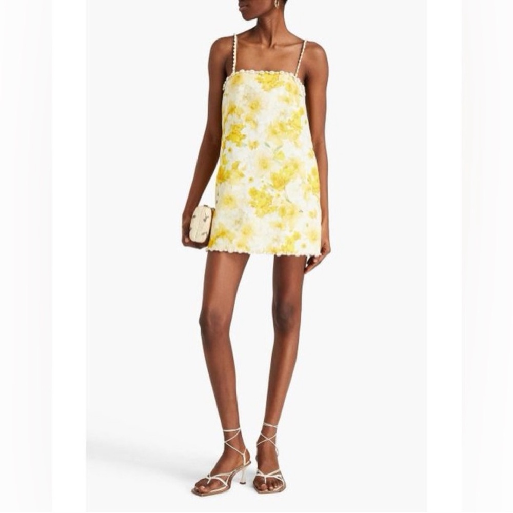 Zimmermann Wonderland Linen Shift Dress